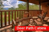 Cabin with Covered Porch and Rocking Chairs