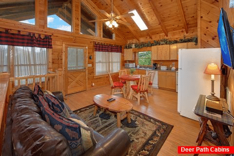 Rustic 2 Bedroom Cabin with Spacious Living Area - A Beary Happy Place