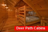 6 Bedroom Cabin with Bunk Bedroom 