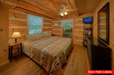 Cozy Cabin with Master Bedroom on main level - A Hummingbird Hideaway