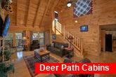 Spacious Living Room in 4 Bedroom Cabin