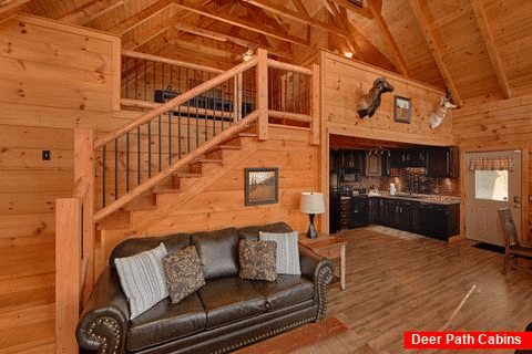 Luxurious 1 Bedroom Cabin Sleeps 4 - The Overlook