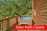 Cabin with Private Hot Tub and Wooded View