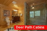 Master Bath with Stone shower and Jacuzzi Tub