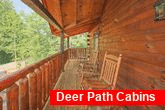 Spacious cabin with Rocking chairs and Deck