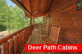 Spacious cabin with Rocking chairs and Deck