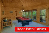 2 bedroom Cabin with Game Room and Pool Table