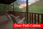 Cabin with Wooded View from back deck