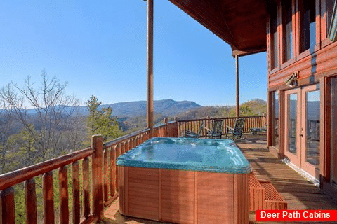 Spectacular Views From The Hot Tub - Cherokee Hilltop