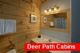 2 bedroom cabin with 2 private bathrooms