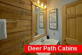 2 Private baths in spacious 2 bedroom cabin