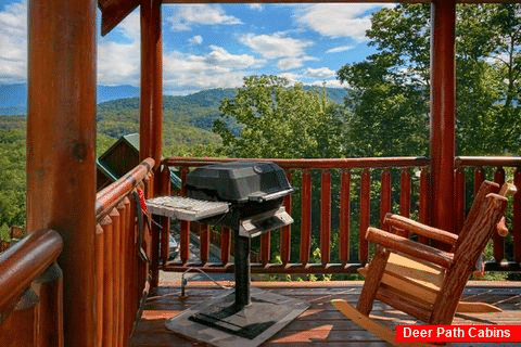 Grill and Rocking Chairs on Main Deck - Catch of the Day