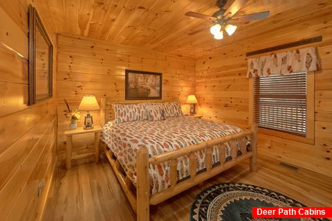 King Bedroom Sleeps 18 in Pigeon Forge - Crosswinds