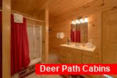 Walk in Shower 4 Bedroom Cabin 