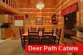 Wears Valley 2 bedroom cabin with Dining room