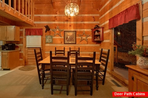 Wears Valley 2 bedroom cabin with Dining room - Just Barely Making It