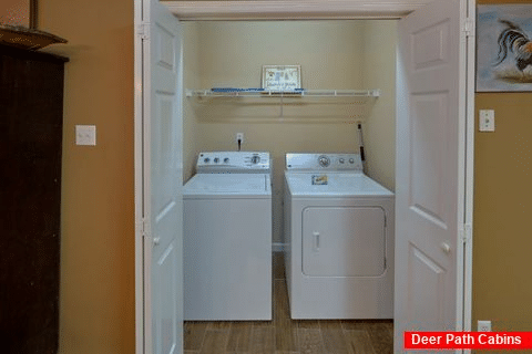 Stack Washer and Dryer 2 Bedroom Sleeps 6 - Amazing Grace II