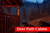 2 bedroom cabin with grill and hot tub