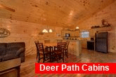 Large Open Floor Plan 2 Bedroom Cabin Sleeps 8