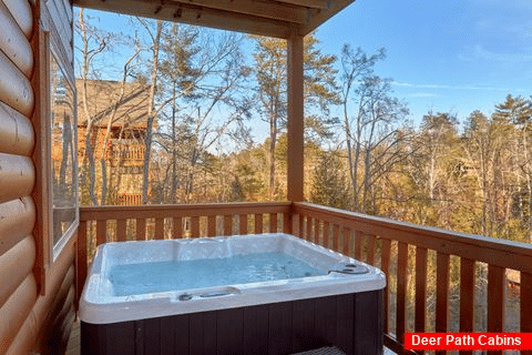 Private Hot Tub 2 Bedroom Cabin - Serenity