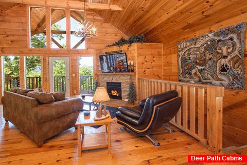 Luxury 1 Bedroom Cabin with Flatscreen TV - Ah-Mazing