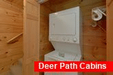 Luxury Cabin Near Gatlinburg Washer and Dryer