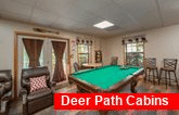 Rustic 3 Bedroom Cabin with Pool Table