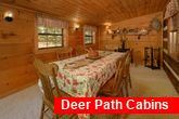 Rustic 3 Bedroom Cabin with Large Dining Room