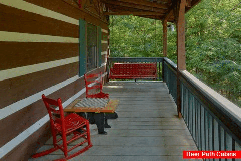 Spacious 3 Bedroom Cabin with Large Deck - Bear Cove Escape