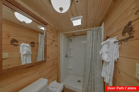 Full Bathroom with Shower and Washer / Dryer - The Barn