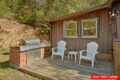 Rustic 2 Bedroom Cabin with Gas Grill - The Barn