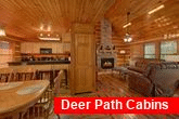 Spacious 4 Bedroom 3 Story Cabin Sleeps 14