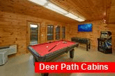 Lower Level Game Room with Pool Table 