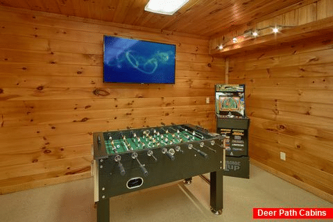 Game Room with Foos Ball and Arcade Game - Tranquility