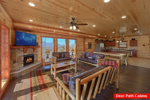 Luxury 6 Bedroom Cabin near Pigeon Forge - Splashin On Smoky Ridge