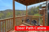 Mountain Views from Gatlinburg cabin deck