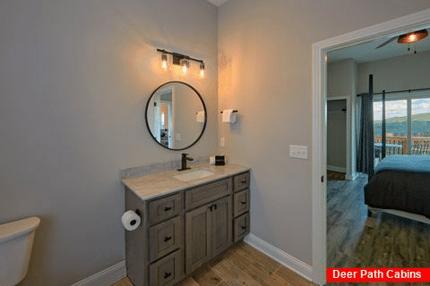 Private Master Bathroom in King Bedroom - A Castle in the Clouds