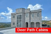 Luxury stone Castle rental cabin in Gatlinburg