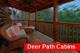 2 bedroom cabin in Pigeon Forge with wooded view