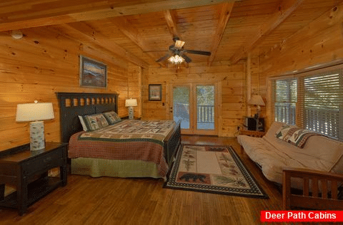 Main Floor King master Bedroom - Grand Mountain Lodge