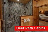 Luxurious master bathroom in 3 bedroom cabin