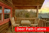 Rustic 1 Bedroom Cabin in Sevierville Sleeps 4