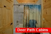 Private Master Bath in 4 bedroom luxury cabin