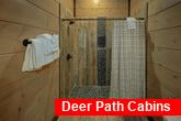 Luxurious shower in 15 bedroom cabin Master Bath