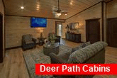 2 Living Rooms in 15 bedroom luxury cabin rental