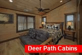 King Bedroom with Full bath in 15 bedroom cabin