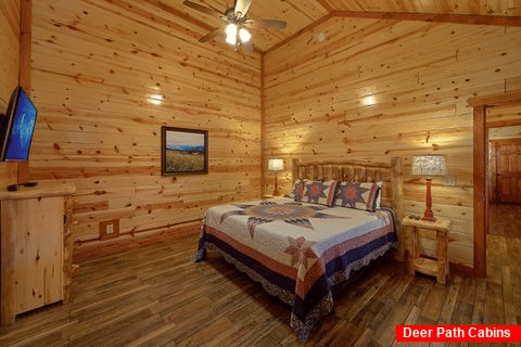 TV&#39;s in Every Room 6 Bedroom Cabin Sleeps 20 - Splash Mountain Chalet