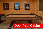 Luxury cabin with Shuffleboard Game Room