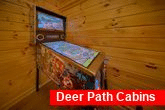 Luxury cabin with Pinball Arcade and Game Room