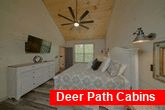 Spacious King bedroom in 3 bedroom cabin rental